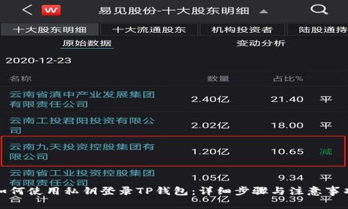 如何使用私钥登录TP钱包：详细步骤与注意事项